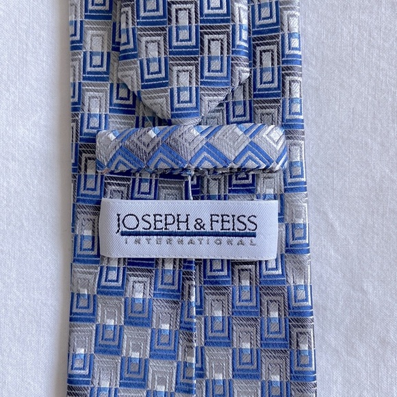 ✨ BUY 1 GET 1 FREE ✨Joseph&Feiss 100% Silk Patterned Tie - Picture 3 of 4